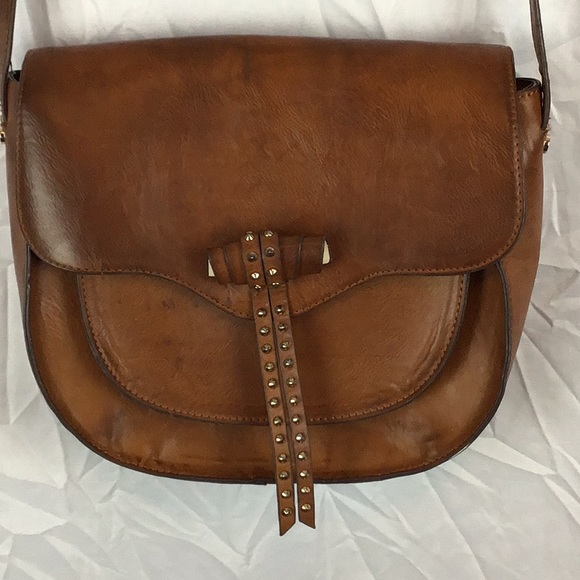 Steve Madden Brown Leather Crossbody Purse 🛍 - Picture 4 of 6